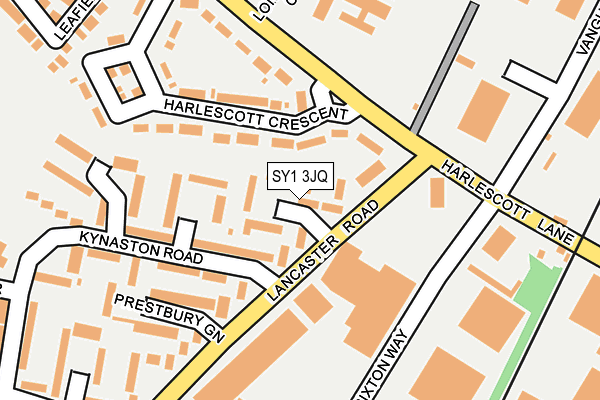SY1 3JQ map - OS OpenMap – Local (Ordnance Survey)