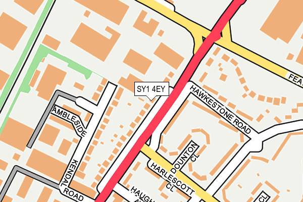 SY1 4EY map - OS OpenMap – Local (Ordnance Survey)