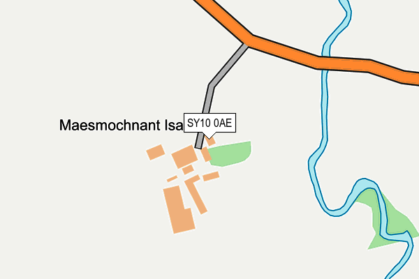 SY10 0AE map - OS OpenMap – Local (Ordnance Survey)