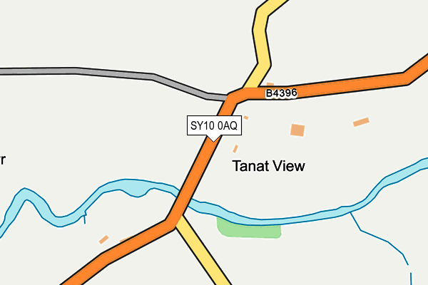 SY10 0AQ map - OS OpenMap – Local (Ordnance Survey)