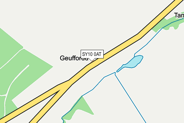 SY10 0AT map - OS OpenMap – Local (Ordnance Survey)