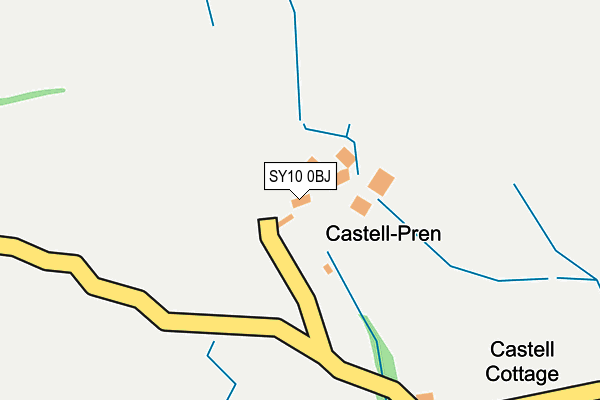 SY10 0BJ map - OS OpenMap – Local (Ordnance Survey)