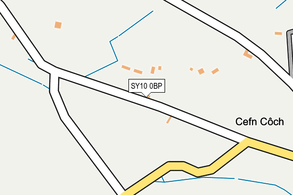 SY10 0BP map - OS OpenMap – Local (Ordnance Survey)