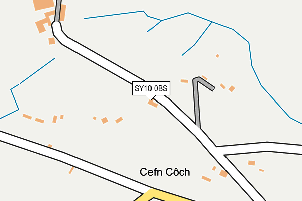 SY10 0BS map - OS OpenMap – Local (Ordnance Survey)