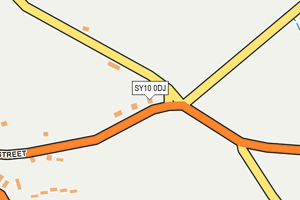SY10 0DJ map - OS OpenMap – Local (Ordnance Survey)