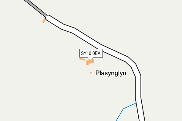 SY10 0EA map - OS OpenMap – Local (Ordnance Survey)