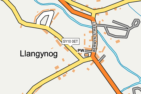 SY10 0ET map - OS OpenMap – Local (Ordnance Survey)