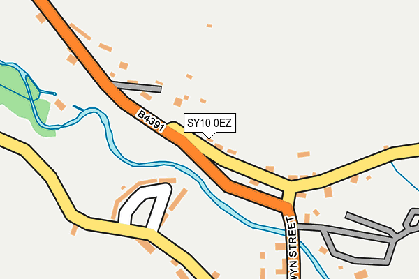 SY10 0EZ map - OS OpenMap – Local (Ordnance Survey)