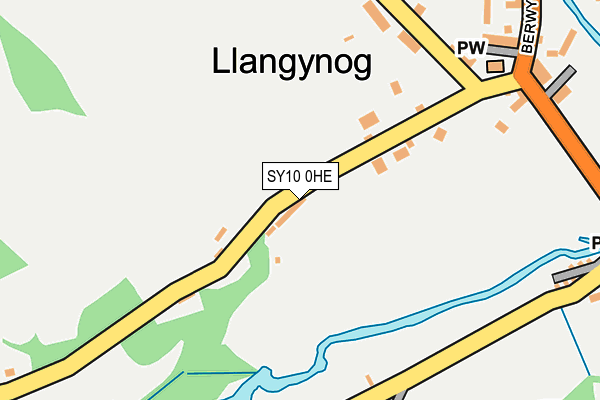 SY10 0HE map - OS OpenMap – Local (Ordnance Survey)