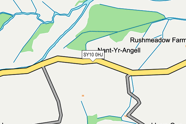 SY10 0HJ map - OS OpenMap – Local (Ordnance Survey)