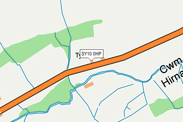 SY10 0HP map - OS OpenMap – Local (Ordnance Survey)