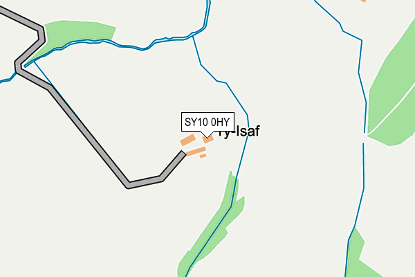 SY10 0HY map - OS OpenMap – Local (Ordnance Survey)