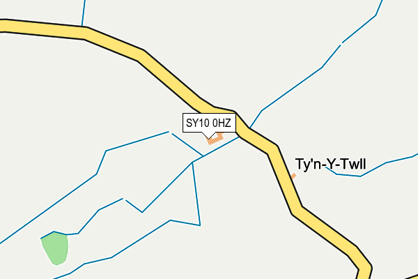 SY10 0HZ map - OS OpenMap – Local (Ordnance Survey)