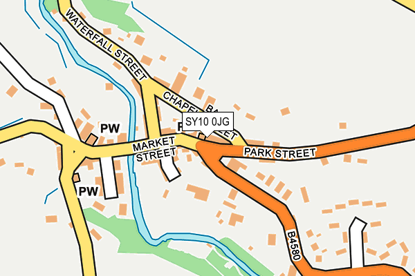 SY10 0JG map - OS OpenMap – Local (Ordnance Survey)