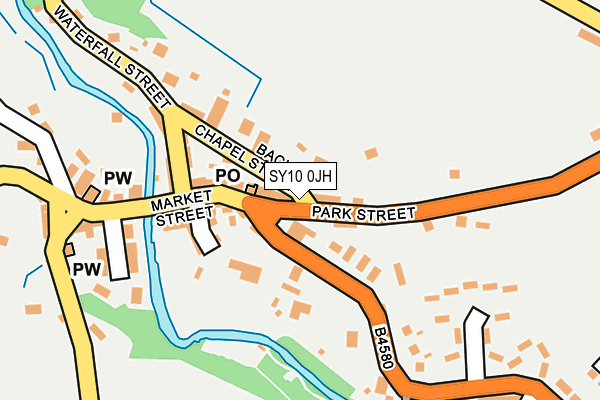 SY10 0JH map - OS OpenMap – Local (Ordnance Survey)