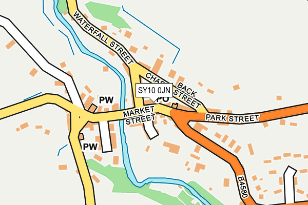 SY10 0JN map - OS OpenMap – Local (Ordnance Survey)