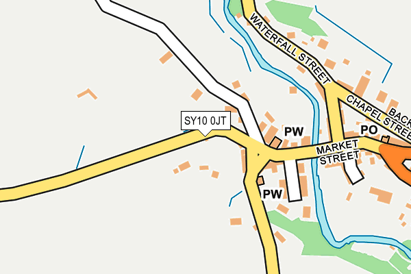 SY10 0JT map - OS OpenMap – Local (Ordnance Survey)