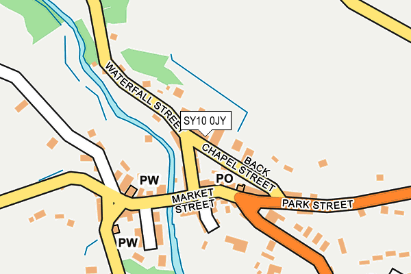 SY10 0JY map - OS OpenMap – Local (Ordnance Survey)