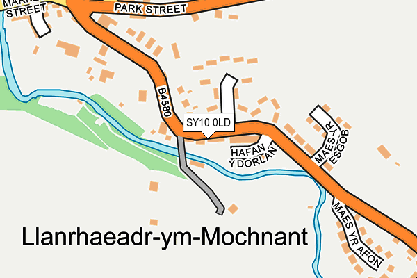 SY10 0LD map - OS OpenMap – Local (Ordnance Survey)