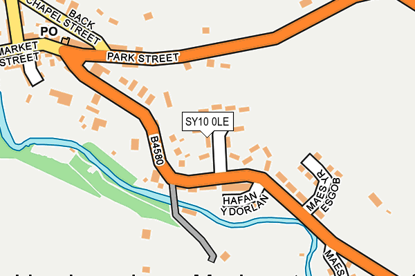 SY10 0LE map - OS OpenMap – Local (Ordnance Survey)