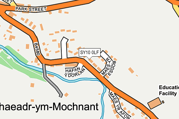 SY10 0LF map - OS OpenMap – Local (Ordnance Survey)