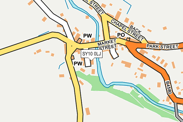 SY10 0LJ map - OS OpenMap – Local (Ordnance Survey)