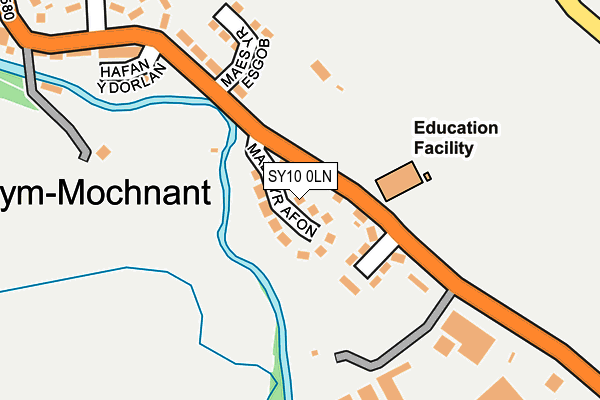 SY10 0LN map - OS OpenMap – Local (Ordnance Survey)