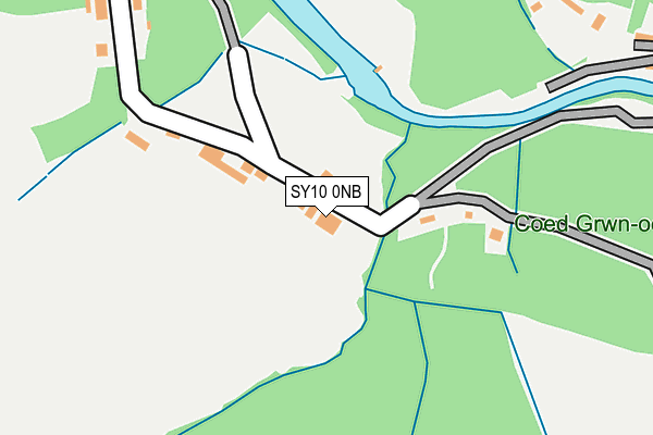 SY10 0NB map - OS OpenMap – Local (Ordnance Survey)