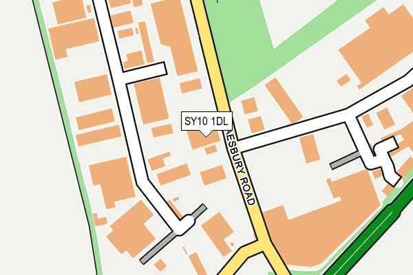 SY10 1DL map - OS OpenMap – Local (Ordnance Survey)