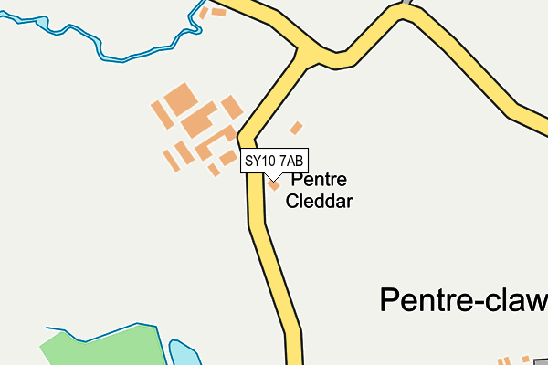 SY10 7AB map - OS OpenMap – Local (Ordnance Survey)