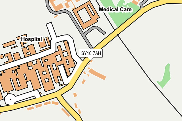 SY10 7AH map - OS OpenMap – Local (Ordnance Survey)