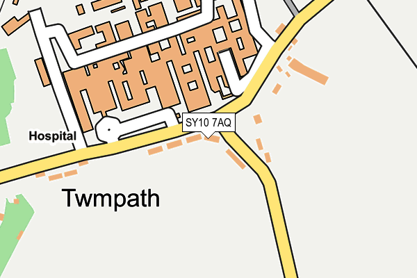 SY10 7AQ map - OS OpenMap – Local (Ordnance Survey)