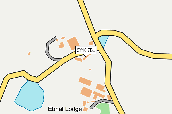 SY10 7BL map - OS OpenMap – Local (Ordnance Survey)