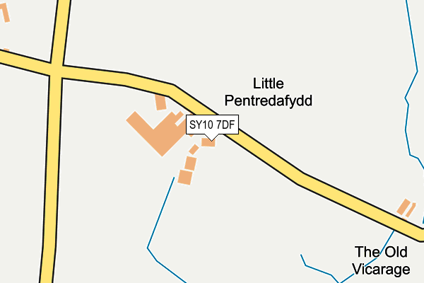 SY10 7DF map - OS OpenMap – Local (Ordnance Survey)