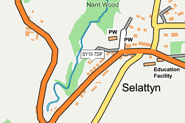 SY10 7DP map - OS OpenMap – Local (Ordnance Survey)