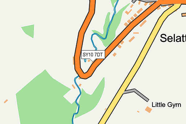 SY10 7DT map - OS OpenMap – Local (Ordnance Survey)
