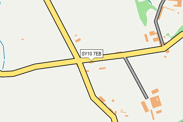 SY10 7EB map - OS OpenMap – Local (Ordnance Survey)