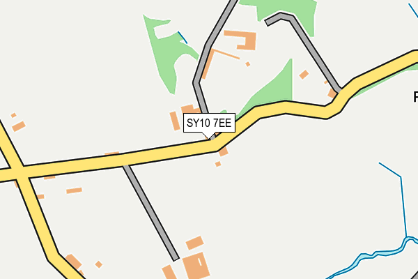 SY10 7EE map - OS OpenMap – Local (Ordnance Survey)