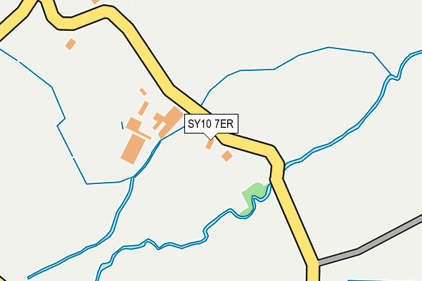 SY10 7ER map - OS OpenMap – Local (Ordnance Survey)
