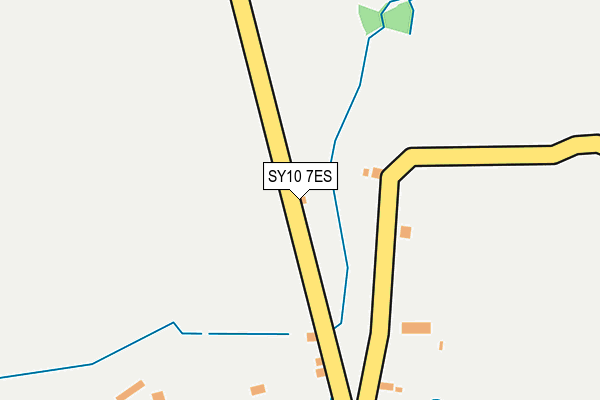 SY10 7ES map - OS OpenMap – Local (Ordnance Survey)