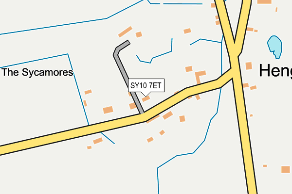 SY10 7ET map - OS OpenMap – Local (Ordnance Survey)