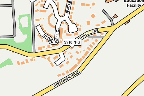 SY10 7HG map - OS OpenMap – Local (Ordnance Survey)