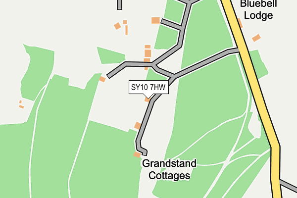 SY10 7HW map - OS OpenMap – Local (Ordnance Survey)