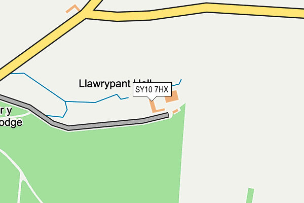 SY10 7HX map - OS OpenMap – Local (Ordnance Survey)