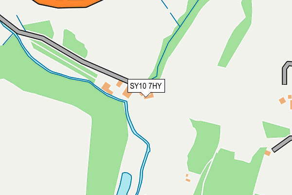 SY10 7HY map - OS OpenMap – Local (Ordnance Survey)