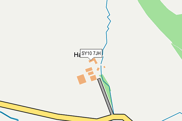 SY10 7JH map - OS OpenMap – Local (Ordnance Survey)