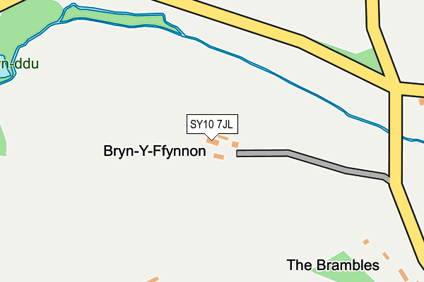 SY10 7JL map - OS OpenMap – Local (Ordnance Survey)