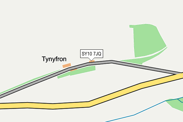 SY10 7JQ map - OS OpenMap – Local (Ordnance Survey)