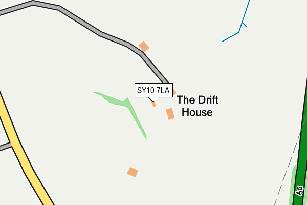 SY10 7LA map - OS OpenMap – Local (Ordnance Survey)