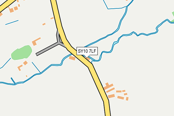SY10 7LF map - OS OpenMap – Local (Ordnance Survey)